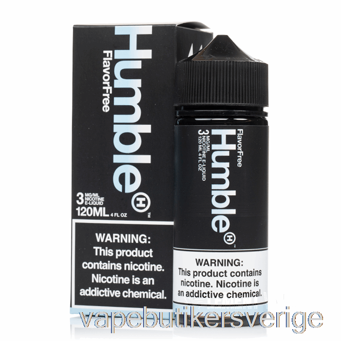 Vape Sverige Smakfri - Humble Juice Co. - 120ml 6mg